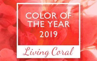 2019年トレンドカラー「リビング・コーラル」